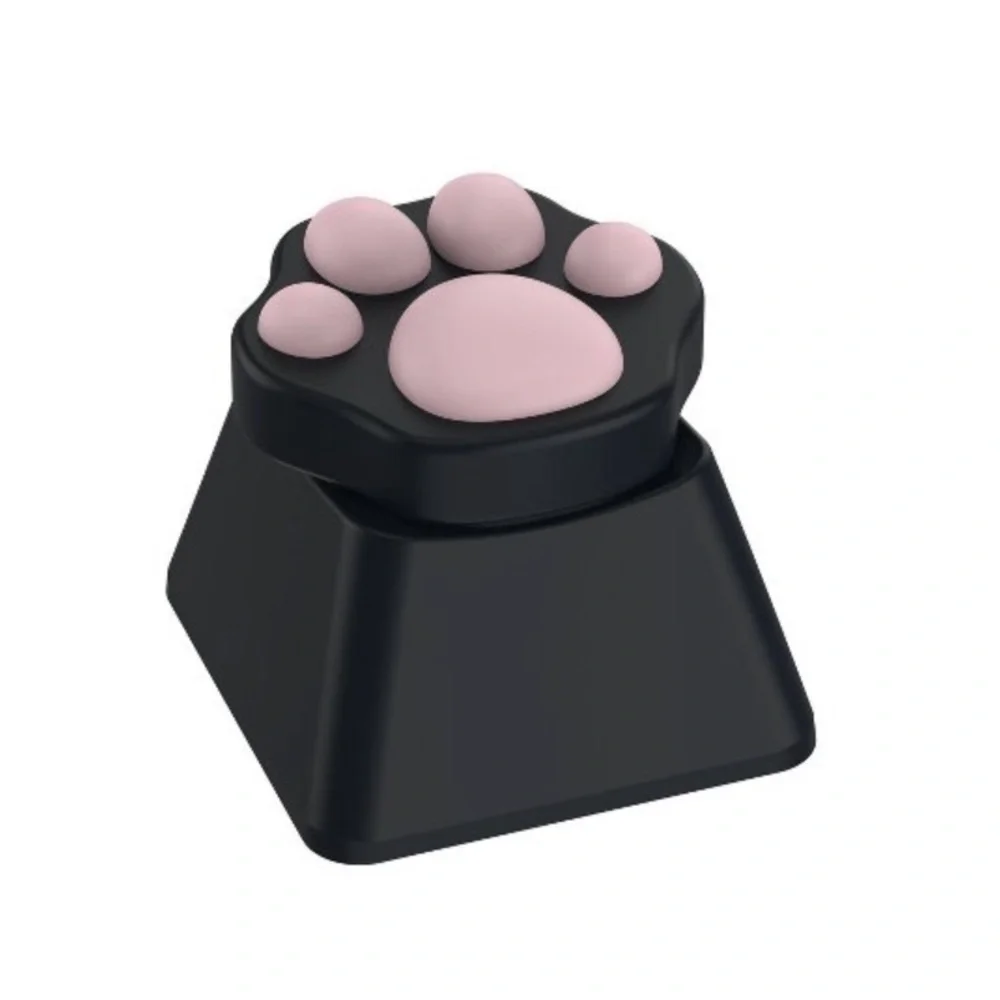 🐾⌨️ PAW PRINT KEYBOARD CUTENESS PACK 🖤🐶 | MX Mechanical Keycaps + Spacebar - NWT